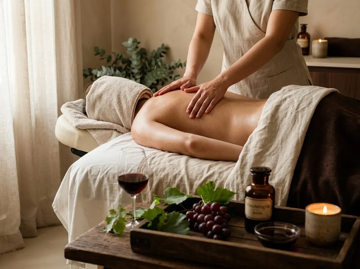 Vinoterapia: ritual antioxidante en Madrid